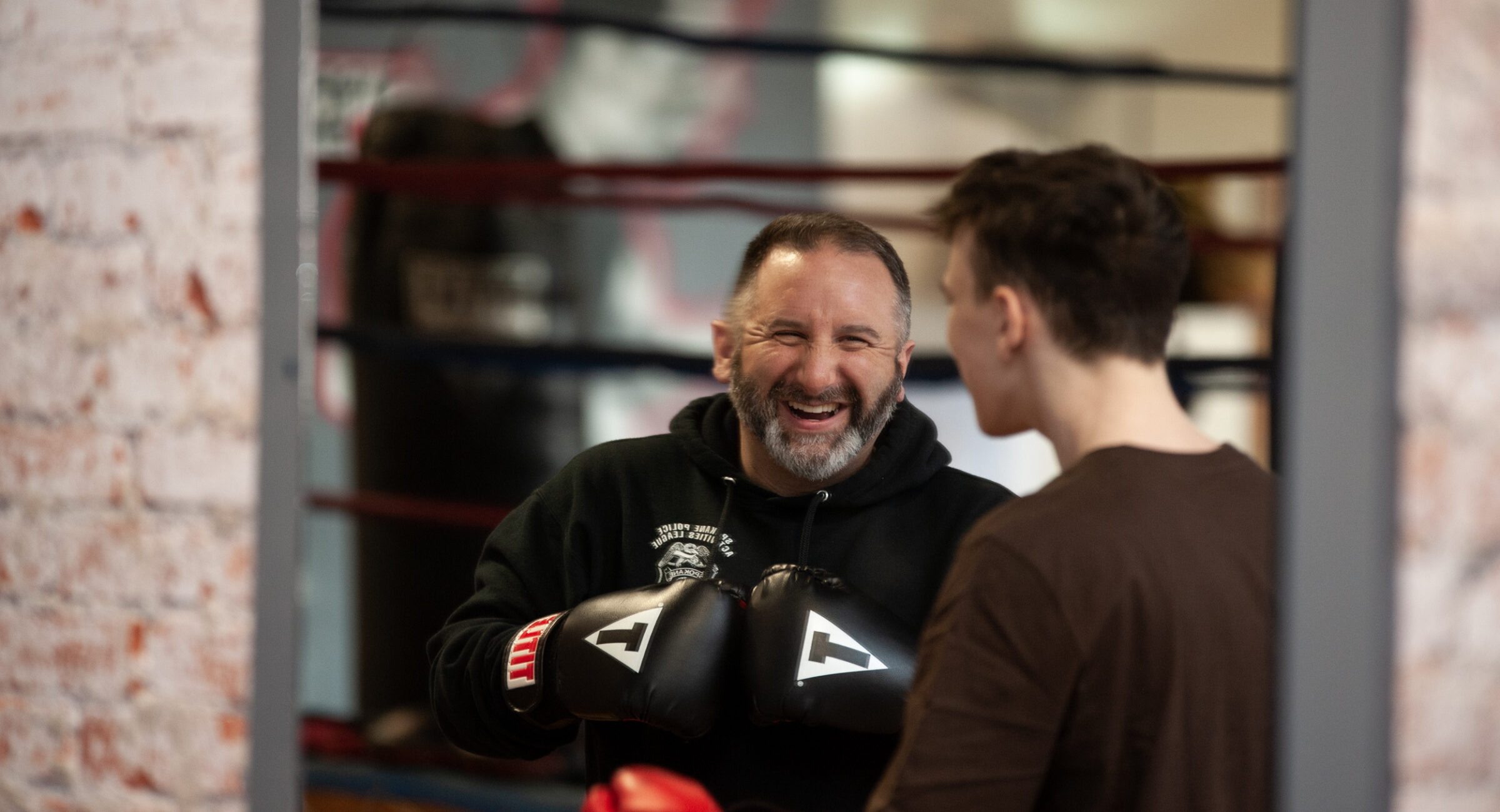 PAL boxing Micah laugh PAL boxing Micah laugh